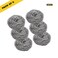 Heavy Duty Stainless Steel Scrubber Pads &ndash; Rust-Resistant Multipurpose Kitchen Cleaning Scrubbers for Pots, Pans, Grills, Stove &amp; Sink (Pack of 6)