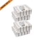100 Pack Tea Light Candles &ndash; Long Burning Smokeless Dripless White Tealights for Wedding, Party, Home Decor, Spa &amp; Emergency Lighting (pack of 4)
