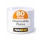 Heavy Duty Disposable Plates &ndash; White Party Plates for Catering, Birthday Parties, Weddings &amp; Events (Pack of 80)