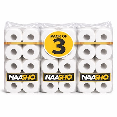 Toilet Paper Rolls &ndash; Soft, Strong &amp; Absorbent Bathroom Tissue for Home, Bathroom &amp; Multi-Purpose Cleaning (30 Count)