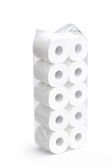 Toilet Paper Rolls &ndash; Soft, Strong &amp; Absorbent Bathroom Tissue for Home, Bathroom &amp; Multi-Purpose Cleaning (10 Count)