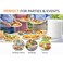 Heavy Duty Disposable Plates &ndash; White Party Plates for Catering, Birthday Parties, Weddings &amp; Events (Total 120)