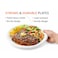 Heavy Duty Disposable Plates &ndash; White Party Plates for Catering, Birthday Parties, Weddings &amp; Events (Total 100)