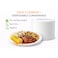 Heavy Duty Disposable Plates &ndash; White Party Plates for Catering, Birthday Parties, Weddings &amp; Events (Total 100)
