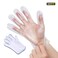 Disposable Clear Plastic Gloves Pack of 100 &ndash; Food Safe, Powder-Free Polyethylene Gloves for Cooking, Cleaning, Hair Coloring &amp; Household Use