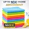 10 Pack Microfiber Cleaning Cloths 30x40 cm Multicolor, Ultra Absorbent Lint-Free Reusable Towels for Kitchen, Car, Windows &amp; Household Cleaning