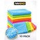 10 Pack Microfiber Cleaning Cloths 30x40 cm Multicolor, Ultra Absorbent Lint-Free Reusable Towels for Kitchen, Car, Windows &amp; Household Cleaning
