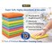 20 Pack Microfiber Cleaning Cloths 30x40 cm Multicolor, Ultra Absorbent Lint-Free Reusable Towels for Kitchen, Car, Windows &amp; Household Cleaning