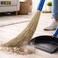 Heavy Duty Whisk Broom with Long Handle &ndash; Indoor Floor Sweeping Brush for Home, Kitchen, Garage &amp; Office Cleaning