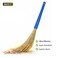 Heavy Duty Whisk Broom with Long Handle &ndash; Indoor Floor Sweeping Brush for Home, Kitchen, Garage &amp; Office Cleaning