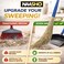 Heavy Duty Whisk Broom with Long Handle &ndash; Indoor Floor Sweeping Brush for Home, Kitchen, Garage &amp; Office Cleaning (pack of 2)