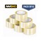 Clear Packaging Tape Roll &ndash; Strong Adhesive Packing Tape for Moving, Shipping &amp; Sealing Boxes (Pack of 4)