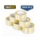 Clear Packaging Tape Roll &ndash; Strong Adhesive Packing Tape for Moving, Shipping &amp; Sealing Boxes (Pack of 6)
