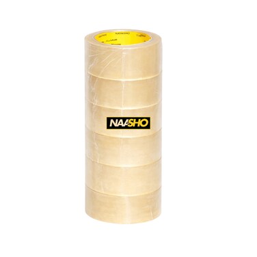 Clear Packaging Tape Roll &ndash; Strong Adhesive Packing Tape for Moving, Shipping &amp; Sealing Boxes (Pack of 6)