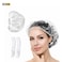 Disposable Shower Caps 200 PCS &ndash; Waterproof Clear Hair Caps for Shower, Spa, Salon &amp; Hair Treatment