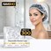 Disposable Shower Caps 300 PCS &ndash; Waterproof Clear Hair Caps for Shower, Spa, Salon &amp; Hair Treatment