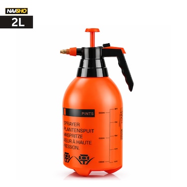 Premium 2L Pump Sprayer Bottle &ndash; Multi-Purpose Garden Pressure Sprayer for Plants, Car Wash, Cleaning &amp; Disinfecting &ndash; Durable &amp; Leakproof Design