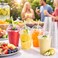 Crystal Clear Disposable Cups with Dome Lids &ndash; Durable Smoothie &amp; Juice Cups for Cold Drinks, Parties, Cafes &amp; Events (100 Packs)