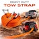 Heavy Duty Car Tow Strap 4M 10 Ton &ndash; Durable Recovery Rope with Steel Shackles for SUV, Truck, Off-Road &amp; Emergency Use