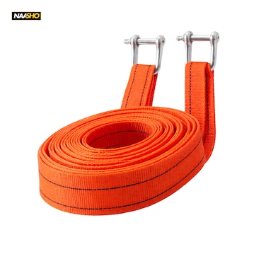 Heavy Duty Car Tow Strap 4M 10 Ton &ndash; Durable Recovery Rope with Steel Shackles for SUV, Truck, Off-Road &amp; Emergency Use
