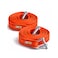 Heavy Duty Car Tow Strap 4M 10 Ton &ndash; Durable Recovery Rope with Steel Shackles for SUV, Truck, Off-Road &amp; Emergency Use (Pack of 2)