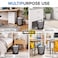 Premium Black Mesh Wastebasket &ndash; Strong Metal Trash Bin for Office, Home, Desk, Lightweight &amp; Sturdy