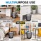 Premium Black Mesh Wastebasket &ndash; Strong Metal Trash Bin for Office, Home, Desk, Lightweight &amp; Sturdy (Pack of 3)