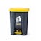 Step-On Trash Can with Lid, Hands-Free Pedal Garbage Bin, Durable Heavy Duty Plastic Waste Basket with Odor Control for Kitchen, Home &amp; Office