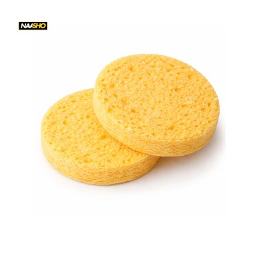 Facial Cleansing Sponge &ndash; Soft &amp; Absorbent Face Sponge for Deep Cleaning, Gentle Exfoliation &amp; Daily Skin Care (Pack of 2)