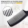 4 Pcs Hair Combs Set, Fine Pro Tail Combs, Salon Hair Styling Tools Hair Stylist Accessories Daily Use Strong Durable Anti Static for Men Woman