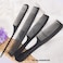 4 Pieces Professional Teasing Comb, Premium Black Carbon Fiber Hair Comb Set for Cutting and Styling,Fine and Wide Tooth Styling Comb for All Hair Types