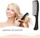 4 Pieces Professional Teasing Comb, Premium Black Carbon Fiber Hair Comb Set for Cutting and Styling,Fine and Wide Tooth Styling Comb for All Hair Types