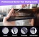 3 Pack Carbon Fiber Cutting Comb, Professional Styling Comb, Hairdressing Comb For All Hair Types, Fine and Wide Tooth Hair Barber Comb
