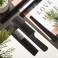 5 Pieces Hair Cutting Comb Barber Comb Hair Styling Combs Fine Teeth Carbon Comb Set Anti Static Heat Resistant Hairdressing Tapered Comb for Men Women