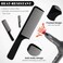 5 Pieces Hair Cutting Comb Barber Comb Hair Styling Combs Fine Teeth Carbon Comb Set Anti Static Heat Resistant Hairdressing Tapered Comb for Men Women