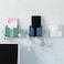 2Pcs Wall Mount Phone Holder Adhesive Wall Phone Mount Charging Stand and Remote Control Stand Multipurpose Socket Pocket Universal Deck Storage Box for Bedroom, Kitchen, Bathroom, Office