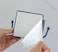 2Pcs Wall Mount Phone Holder Adhesive Wall Phone Mount Charging Stand and Remote Control Stand Multipurpose Socket Pocket Universal Deck Storage Box for Bedroom, Kitchen, Bathroom, Office
