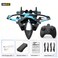 361 Degree Fighter Aircraft Remote Control Toy Anti-Collision Design, Colorful Lights + Headless Mode, Suitable for Outdoor Flying
