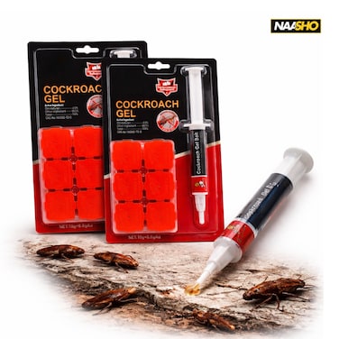 Cockroach Gel Bait &ndash; Fast-Acting Roach Killer Syringe for Home &amp; Kitchen (Pack of 2)