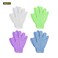 Pieces Exfoliating Gloves Body Scrub Bath Gloves, Double Sided Exfoliating Gloves for Body clean, Skin Shower Scrubber (4 Pairs Random Colors)