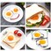 4pcs Stainless Steel Egg Ring Molds, Round Flower Star Love Shape Egg Molds, Non-Stick Egg Cooking Tool