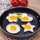 4pcs Stainless Steel Egg Ring Molds, Round Flower Star Love Shape Egg Molds, Non-Stick Egg Cooking Tool