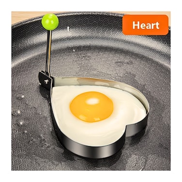 Heart Egg Shaping Molds for Pancakes and Omelettes, Restaurant Kitchen Omelette Tool