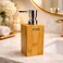 Premium Natural Bamboo Liquid Soap Dispenser,Lotion Sanitizer Shower Gel Bottle Refillable Container for Bathroom