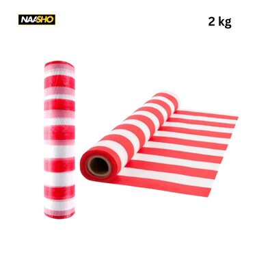 Plastic Sufra Disposable Plastic Table Cover Roll (2KG) &ndash; Waterproof Disposable Tablecloth for Dining, Picnic, Party &amp; Catering (1 Pc)