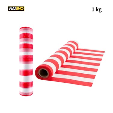 Plastic Sufra Disposable Plastic Table Cover Roll (1KG) &ndash; Waterproof Disposable Tablecloth for Dining, Picnic, Party &amp; Catering (1 Pc)