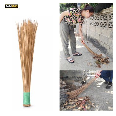 No Dust Broom indoor and outdoor arden, Outdoor Cleaning Natural and Pure Bamboo Jhadu/Brooms