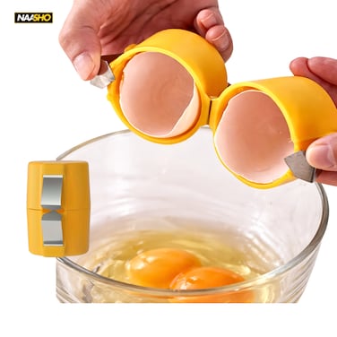 1pc of Egg Shell Separator And Peeler - a Quick And Easy Yellow Egg Separation Tool, a Handheld Shell Remover, Suitable for Baking, Cooking, And Breakfast