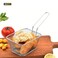 Premium Stainless Steel Fry Basket for Deep Fryer   Perfect for Fries, Snacks &amp; Serving
