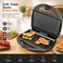Sandwich Toasters, Panini Presses Non-Stick Plates electric Grill Muffin Maker